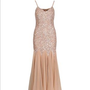 Boohoo bridesmaid sequin dress
